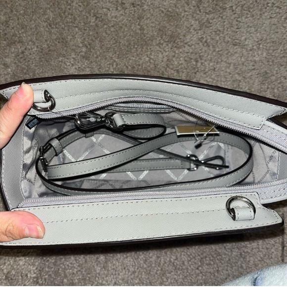 Michael Kors Studded Selma in Pearl Grey - Picture 5 of 14